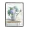Stupell Industries Blue Hydrangeas in Watering Can Soft Floral Painting Framed Wall Art